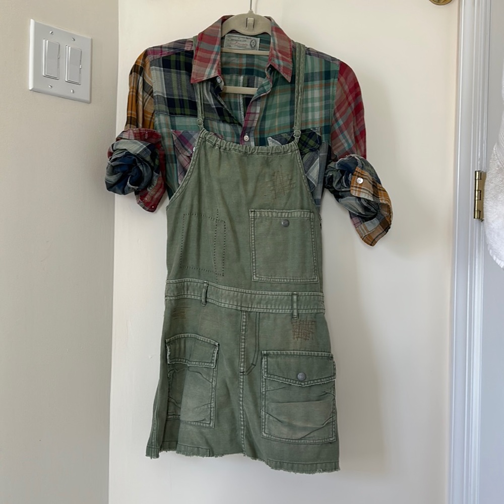 Free People Cotton Plaid Artisan de Luxe Shirt
